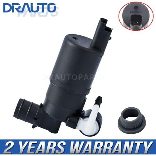 Windscreen Pump For Citroen C5 Hatchback Estate Front Rear Twin Outlet w/ Grommet