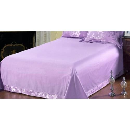 Cotton solid fabric for bedsheet 250cm x250cm, cotton sheet fabric with pillow slip