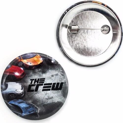 Customized High Quality Printed Tin Badge cheap custom metal pin with LOGO