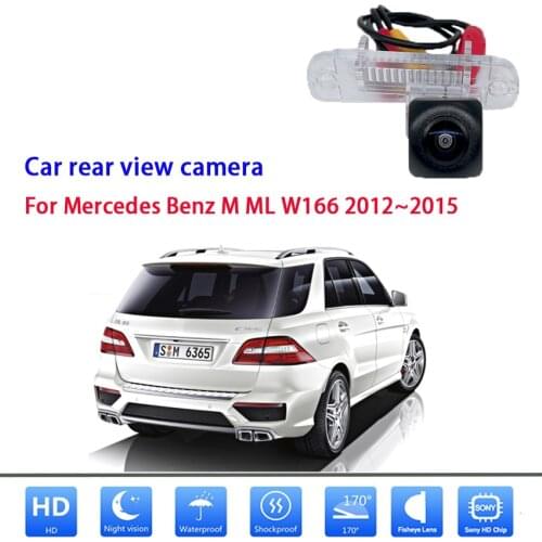 Rear Camera For Mercedes Benz M ML W166 2012~2015 Car Wireless Parking Reversing Camera Full HD CCD Night Vision