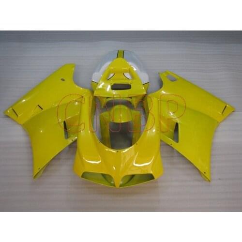 Body Kits 748 1996 - 2002 Yellow White Motorcycle Fairing for DUCATI 916 1999 Plastic Fairings for DUCATI 916 1999