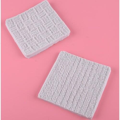 LETAOSK Grey Silicone DIY Kitchen Sugar Fondant Cake Bakeware Knitting Craft Mould Cupcake Mold Soap Decorating party bakeware