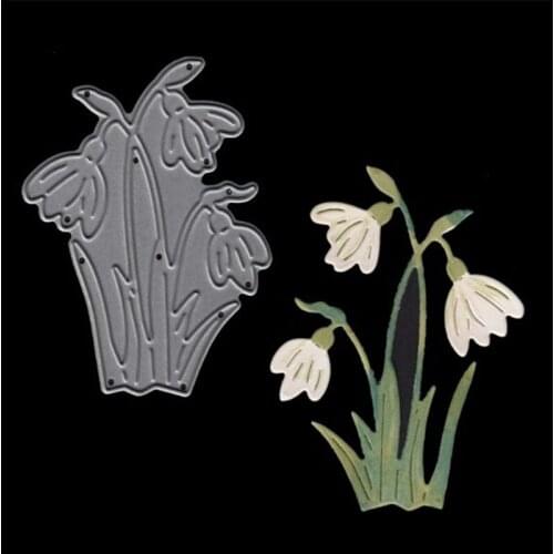 Lily Bouquet Set Metal Cutting Dies Stencils For DIY Scrapbooking Decorative Embossing Handcraft Die Cutting Template 2018 New