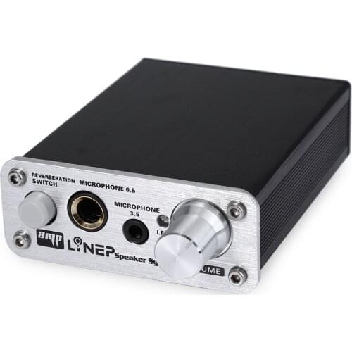 KYYSLB A907 Microphone Reverb Amplifier Dual Microphone Amplifier Computer Microphone Singing Recording Reverber