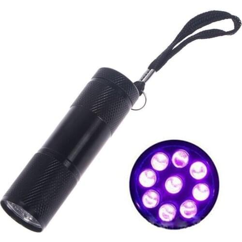 Multifunctional Face Mask Mini Flashlight Purple Flashlight Detection Lamp Fluorescent Agent Glue L8G3