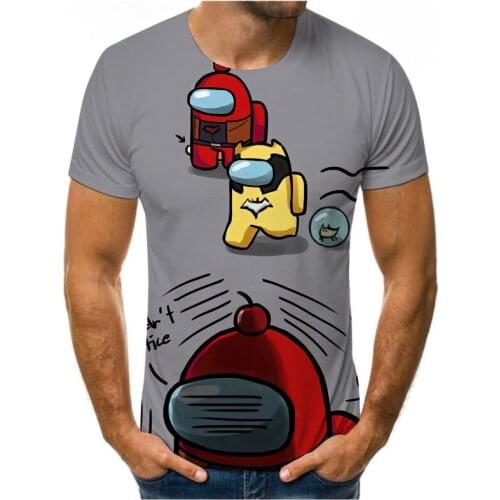 2021 fashion new anime 3D mens and womens T-shirt family parent-child wear O-neck personality t-shirt casual sports shirt