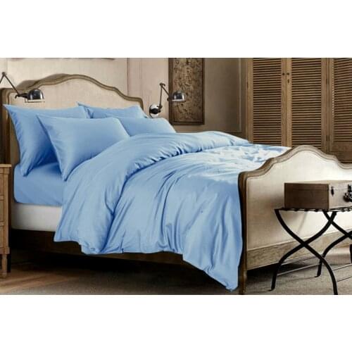 100% Egyptian Cotton Bedding set 1600 TC Sweden King size white gray blue colors sheet duvet cover 5 pieces set customize