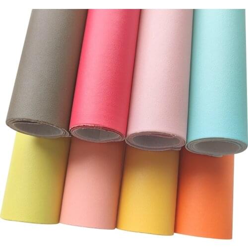 135x30cm Solid Matte Color Lichi Embossed PU Faux Artificial Leather Fabric for Making Shoe/Bag/DIY Accessories/Handbag
