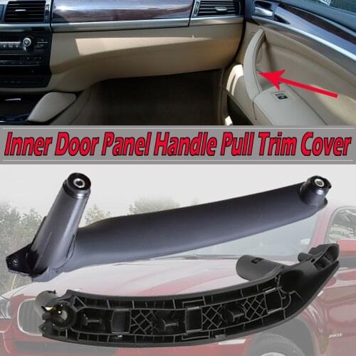 Armrest Car Left Front Drivers Seat LHD Interior Door Handle Inner Panel Pull Trim Cover For BMW X5 E70 X5 4.8i 2007-2009
