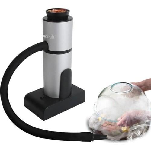 Portable Handheld Food Infusion Smoker Gun BBQ Drink Smoke Flavor w/ Wood Chips