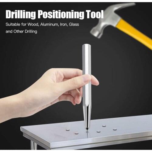 Center Hardness Positioning Punching Hole Drilling Positioner Titanium Steel Cone Sample Punching Tip Fitter Punch Chisel