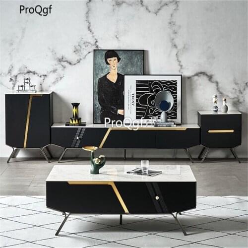 Prodgf 1Pcs A Set ins Warm Living Room Sideboard TV Cabinet and Sofa Table