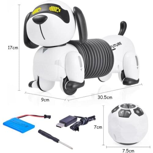 RC Animal K22 Programable 2.4G Wireless Remote Control Dog Smart animals toy robot dog Toy Electronic toys