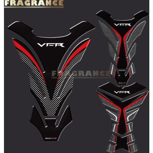 3D Rubber Motorcycle Tank Pad Protector Stickers Case For Honda VFR 800 800F 800X 1200 1200F 1200X 400 Tank All Years