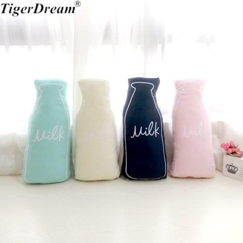 One Piece Creative Milk Plush Toys Soft Dolls PP Cotton Stuffed Baby Bottle Cushions Sleeping Pillows For Children Birthday Gift