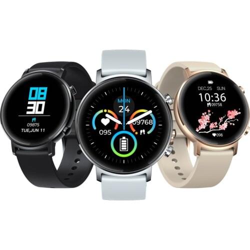 New Zeblaze GTR Heart Rate Blood Pressure Smartwatch Metal Body 3 ATM 30 Days Battery Life Smart Watch for Women Gift