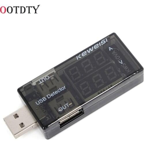 USB Current Voltage Tester USB Voltmeter Ammeter Detector Double Row Shows New