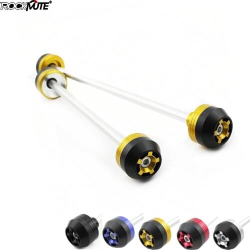 Motorcycle Front Rear Wheel Protector For KAWASAKI Z1000 2007 2008 2009 Axle Fork Crash Slider Falling Protection