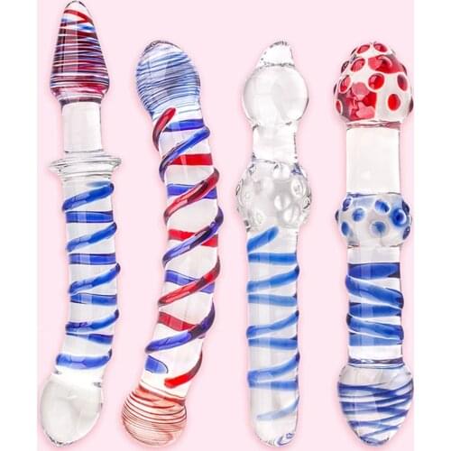 Pyrex Glass Dildo For Women Masturbation Sex Toy Fruit Vegetable Artificial Penis Anal Plug Sex Toy Gays Sex Product