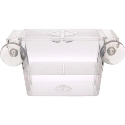 1 PCS Acrylic Fish Tank Breeding Isolation Box Aquarium Hatchery Incubator Holder Aquarium Accessories Fish Supplies