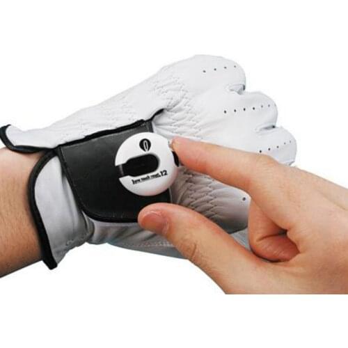 1pc Golf Scorer Mini Portable Golf Counter Golf Ball Marker Up To 12 Points with Clip Multicolor Black White Pink Golf Scorer