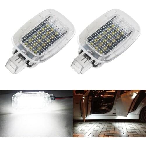 2Pcs Canbus Interior Courtesy Under Door Footwell Luggage Light Vanity Mirror Light for Benz W169 W204 W212 W221 CLK W207 SLS