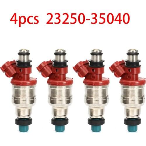 4Pcs/Lot New Fuel Injectors 23250-35040 For Toyota 4Runner Pickup T100 22RE 2.4L 1989-1995 2325035040