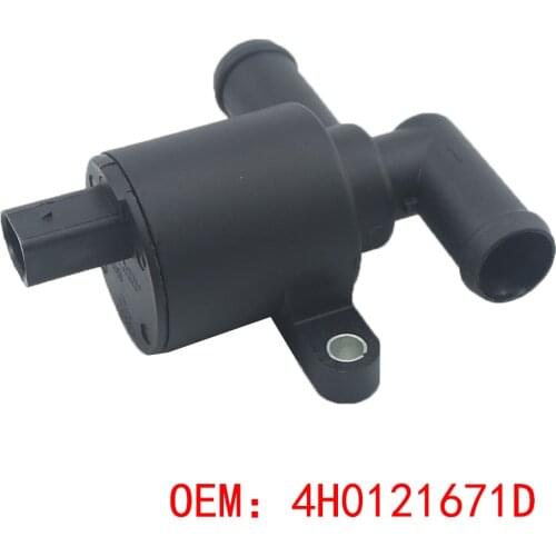 4H0121671D Hvac Valvola di Controllo del Riscaldatore di Acqua di Raffreddamento Valvola Solenoide Fit per A8L A6L C7