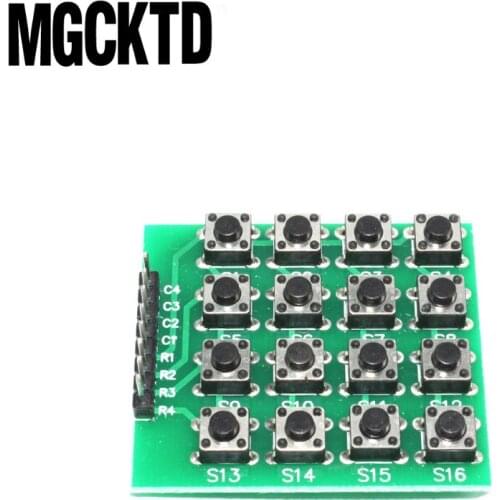5pcs/lot MCU Extension 4 x 4 16-Key Matrix Keyboard Module for Ar duino 4*4 matrix keyboard