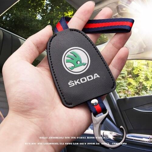 Car Hook Up Clip Accessories Multifunction Rear Seat Headrest Hanger Bag Cloth Grocery For Skoda Octavia Superb Fabia Rapid