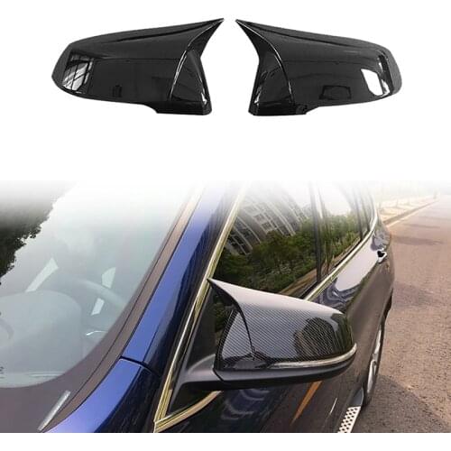 Car Rear View Rearview Side Glass Mirror Cover Trim Frame Side Mirror Caps For-BMW X1 F48 F49 F40 F52 F39