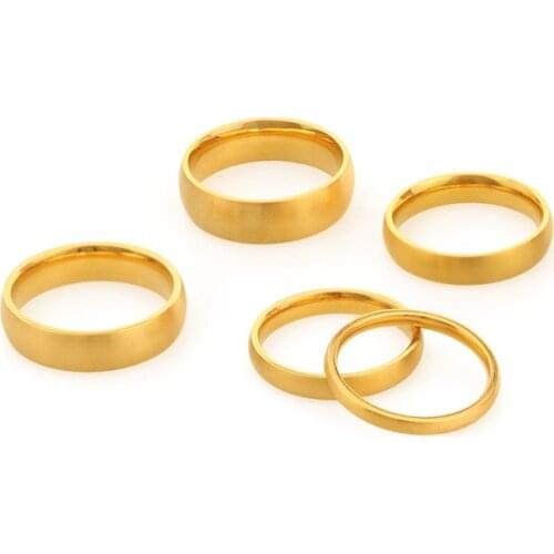 Basic Style Glossy Titanium Steel Ring Paired Rings for Couples Birthday Party Jewelry Gifts Adjustable Jewelry 2021 Jewelry