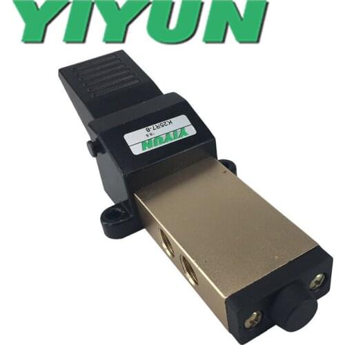 Pneumatic two five-foot valve K25R7-8 Two-position three-way K23R7-8 foot switch directional valve