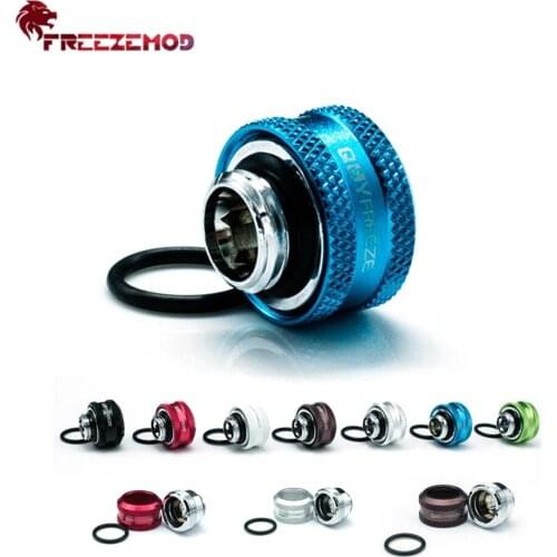 FREEZEMOD YGKN-C14 Hard Tube Fitting With Allen Key Hole G1/4" Thread For OD 14mm PETG Pipe Connection MOD PC Water Multi Color