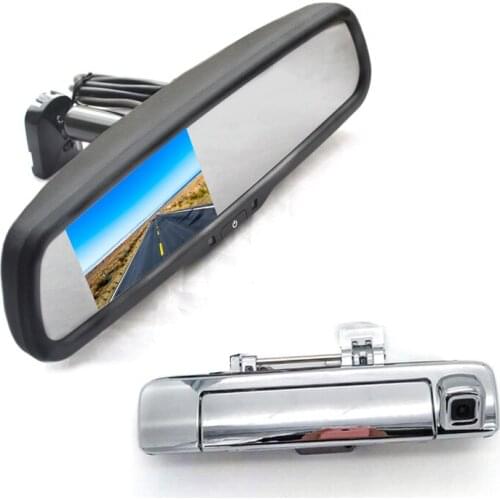 Vardsafe VS980R Tailgate Reverse Camera & Replacement Rear View Mirror Monitor for Isuzu D-Max Dmax
