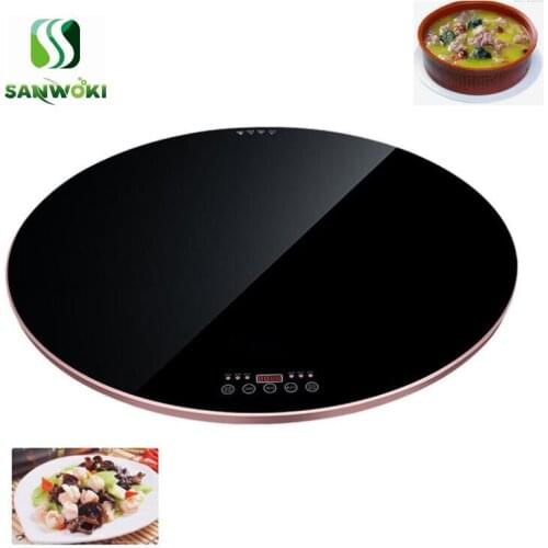 600mm Round keeps warm dining-table Warming food treasure Hot Plate dishes heater machine multifunction heat insulation board