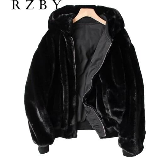 2020New Autumn Winter European & American Style Womens Double-sided Flying Chaqueta Thickened Plus Fleece Jacket Cotton RZBY219