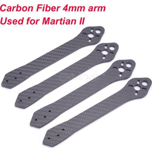 REPTILE Martian II 220 250 295 335 7 8 inch Frame Replacement Arm 4mm Carbon Fiber arms for RC Drone Camera FPV Quadcopter Toys