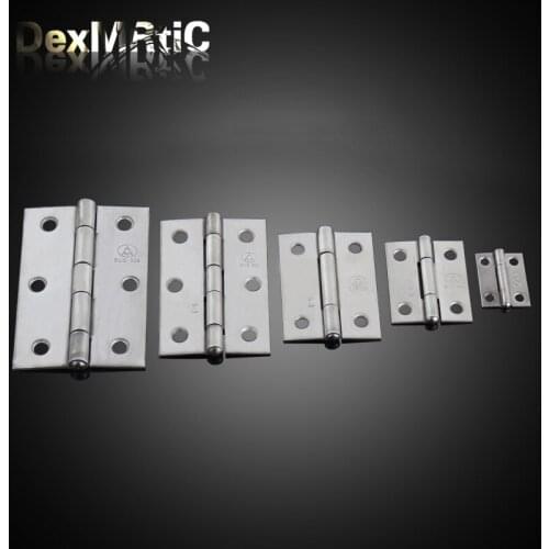 Furniture Hinges 25*19mm, 38*30mm, 50*38mm, 62*42mm, 75*50mm Antique Wooden Gift Box Hinge Stainless Steel Hinge Industrial Hing