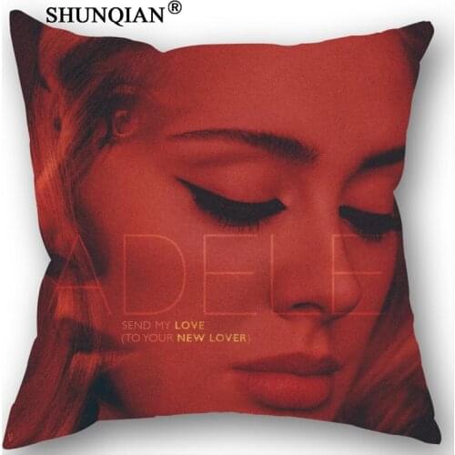 New Nice ADELE Anime Pillowcase Wedding Decorative Pillow Case Customize Gift For Pillow Cover 18-3-15