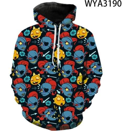 New Undertale Sans Pattern Skull Hoodies Men Women Children Casual Cool 3D Print Sweatshirts Fashion Boy Girl Kids Cool Pullover