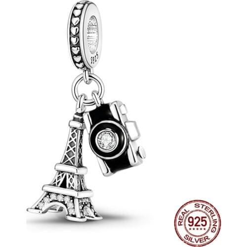 CODEDOG Pure 925 Sterling Silver Cool Skull Pendant Charm Bead Fit Original 3mmBracelets & Bangles Jewelry CMC965