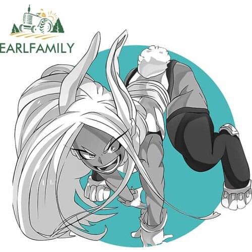 EARLFAMILY 13cm x 12.1cm for Miruko Vinyl Car Stickers Personality Laptop Trunk ATV Decal Waterproof Scratch-Proof Decoration