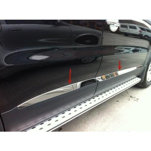 High-quality stainless steel body decorative strip anti-scratch protection car accessories For Volkswagen Tiguan 2010-2017