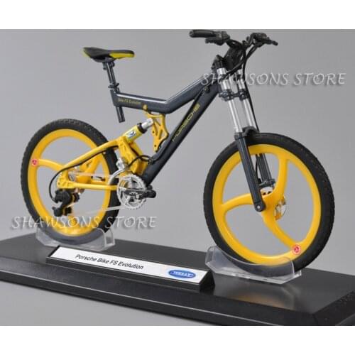 Welly 1:10 Scale Diecast Metal Bicycle Model Toys Mountain Bike FS Evolution Miniature Replica Collectable