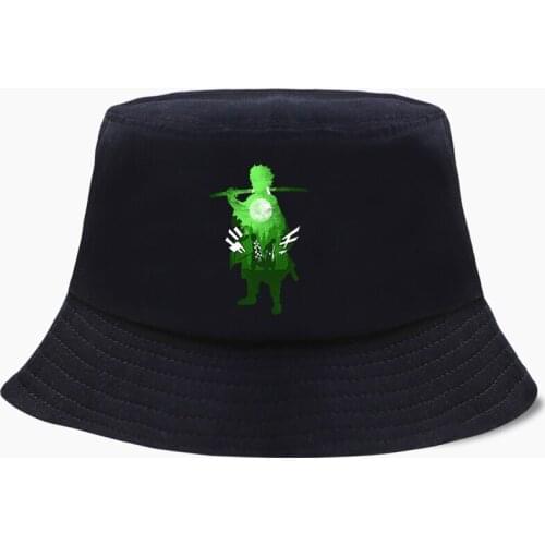Japan Anime Demon Slayer Tanjirou Fisherman Hat Cap Bucket Hats Panama Men Women Bob Outdoor Sunscreen Chapeau Sun Prevent Caps