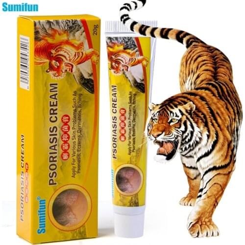 Sumifun 1box Tiger Balm Ointment Skin Care Psoriasis Cream Dermatitis Eczematoid Eczema Urticaria Anti-itch Medical Plaster