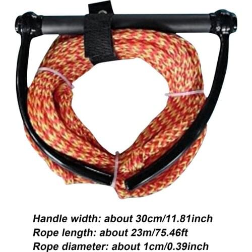 1Pcs 23m Water Ski Rope Safety Surf Tow Line Leash Cord With EVA Handle Grip For Sup Board Kneeboard Surf Kayak Accessories