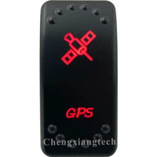 12V 20A / 24V 10A Dual Red Led 5P On Off SPST Rocker Switch GPS Waterproof for Car Boat Truck Circuit Breaker