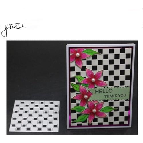 154 Square Backgrond SCRAPBOOK Metal Cutting Dies For Scrapbooking Stencils DIY Album Cards Decoration Embossing Folder Die Cuts